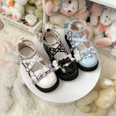 LBSFY  -  Mary Jane Kawaii Lolita Cute Student Doll Shoes Low Heel Flat Women's Shoes Patent Pu Leather Tea Party Shoes